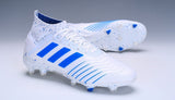 Adidas Predator 19.1 FG White Blue - StarStadium