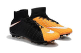 Nike Hypervenom Phantom III DF FG Soccer Cleats Black Laser Orange - StarStadium