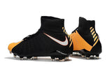 Nike Hypervenom Phantom III DF FG Soccer Cleats Black Laser Orange - StarStadium