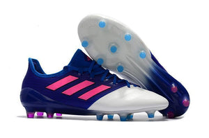 Adidas ACE 17.1 Primeknit Soccer Cleats Blue Pink White - StarStadium