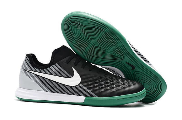 Nike MagistaX Finale II IC Soccer Shoes Green Black White - StarStadium