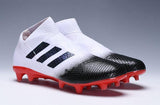 adidas Nemeziz 18+ FG White Black Red - StarStadium