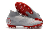 NIKE Mercurial Superfly VI 360 Elite AG High Cut Silver Red - StarStadium