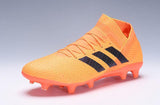 ADIDAS NEMEZIZ MESSI 18+ FIRM GROUND CLEATS ORANGE BLACK - StarStadium