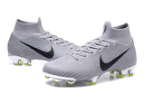 Nike Mercurial Superfly VI Elite FG Silver Black High Cut - StarStadium