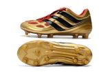 Adidas Predator Precision FG Soccer Cleats Golden Red Black - StarStadium