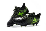 Adidas X Series Leather FG Cleats Black/Green