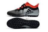 Adidas X Tango 16.1 Turf Soccer Cleats Grey Black Solar Red - StarStadium