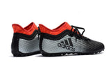 Adidas X Tango 16.1 Turf Soccer Cleats Grey Black Solar Red - StarStadium