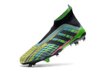 Adidas Predator 18+ FG Soccer Cleats Green Black Blue Yellow - StarStadium