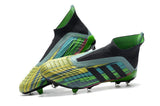 Adidas Predator 18+ FG Soccer Cleats Green Black Blue Yellow - StarStadium