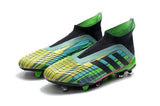 Adidas Predator 18+ FG Soccer Cleats Green Black Blue Yellow - StarStadium