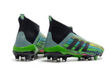 Adidas Predator 18+ FG Soccer Cleats Green Black Blue Yellow - StarStadium