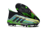 Adidas Predator 18+ FG Soccer Cleats Green Black Blue Yellow - StarStadium