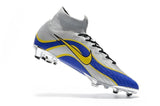 NIKE Mercurial Superfly VI 360 Elite FG Silver Blue Yellow Lining - StarStadium