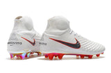 Nike Magista Obra II Elite DF FG Soccer Cleats White Metallic Black - StarStadium