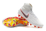 Nike Magista Obra II Elite DF FG Soccer Cleats White Metallic Black - StarStadium