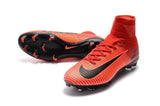 Nike Mercurial Superfly V FG Soccer Cleats Red Black - StarStadium