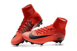 Nike Mercurial Superfly V FG Soccer Cleats Red Black - StarStadium