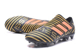 Adidas Nemeziz Messi 17.1 FG Soccer Cleats Trace Olive Bright Orange - StarStadium