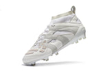 Adidas Predator FG Primeknit Cleats White/Gray