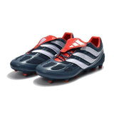 Adidas Predator Precision FG Soccer Cleats Navy White Red - StarStadium