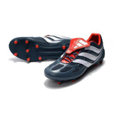 Adidas Predator Precision FG Soccer Cleats Navy White Red - StarStadium