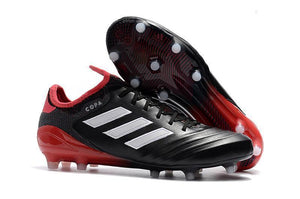 Adidas Copa 18.1 FG Soccer Cleats Black Red - StarStadium