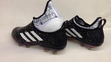 Adidas Glitch Skin 17 FG Soccer Shoes Core Black Solar Red White - StarStadium