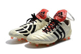 Adidas Predator Mania Champagne FG Soccer Cleats Off White Black Red - StarStadium