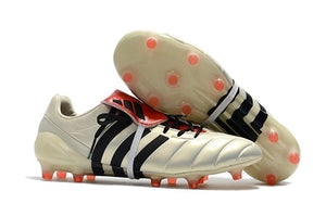 Adidas Predator Mania Champagne FG Soccer Cleats Off White Black Red - StarStadium