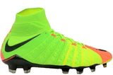 Nike Hypervenom Phantom III DF FG Soccer Cleats Electric Green Orange - StarStadium
