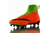 Nike Hypervenom Phantom III DF FG Soccer Cleats Electric Green Orange - StarStadium