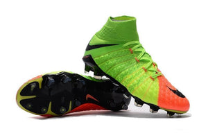 Nike Hypervenom Phantom III DF FG Soccer Cleats Electric Green Orange - StarStadium
