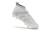 Adidas Predator FG Primeknit Cleats White/Gray