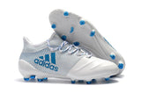 Adidas X Series Leather FG Cleats White/Blue