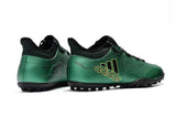 Adidas X series TF Thunderstorm Grass Spikes Soccers Shoes Green/Black/Lime