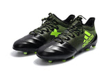 Adidas X Series Leather FG Cleats Black/Green