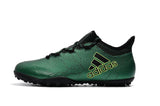 Adidas X series TF Thunderstorm Grass Spikes Soccers Shoes Green/Black/Lime