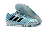 Adidas Nemeziz Messi FG Soccer Shoes Silver/Blue/Black