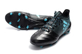 Adidas X Series Leather FG Cleats Black/Blue