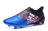 Adidas X 16+ Purechaos FG/AG Soccer Cleats Blue Black - StarStadium