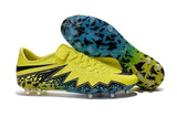 Nike Hypervenom Phinish II FG Soccer Cleats Yellow Black Blue - StarStadium