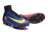 Nike Mercurial Superfly V FC Barcelona FG Soccer Cleats Blue Red Black - StarStadium