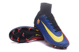 Nike Mercurial Superfly V FC Barcelona FG Soccer Cleats Blue Red Black - StarStadium