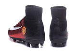 Nike Mercurial Superfly V Manchester United FG Soccer Cleats Red Black - StarStadium