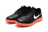 Nike MagistaX Finale II IC Soccer Shoes Black White Orange - StarStadium