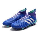 Adidas Predator 18.1 FG Soccer Cleats Purple Blue White turquoise - StarStadium