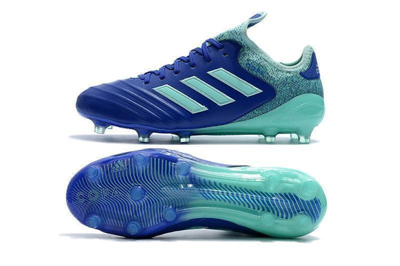 Adidas Copa 18.1 FG Soccer Cleats Blue Green - StarStadium