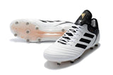 Adidas Copa 18.1 FG Soccer Cleats White Black - StarStadium